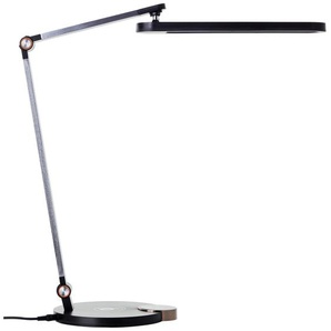 LED Schreibtischlampe BRILLIANT Officehero Lampen Gr. Höhe: 40,00 cm, 1 St., schwarz LED Schreibtischlampen Wireless charging, 1000 lm, dimmbar, CCT,