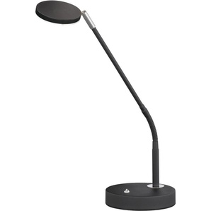 LED Schreibtischlampe FHL EASY Luna Lampen Gr. 1 flammig, Ø 16,00 cm Höhe: 60,00 cm, braun (sand schwarz) LED Schreibtischlampen