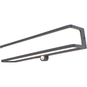 LED Solarleuchte LUTEC DOBLO Lampen Gr. Höhe: 9 cm, grau (anthrazit) LED Solarleuchten