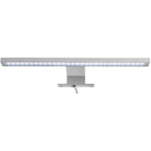LED Spiegelleuchte TRENDTEAM Lampen Gr. 18 flammig, Höhe: 5 cm, Badaufsatzleuchte, weiß (kaltweiß) Bad-Spiegelleuchten Badaufsatzleuchte