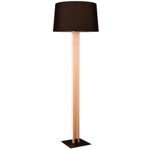LED-Standleuchte Rahul, holz/schwarz, inkl. Sensordimmer