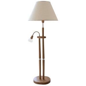 LED Stehlampe, LED wechselbar, Neutralweiß, mit Leseleuchte