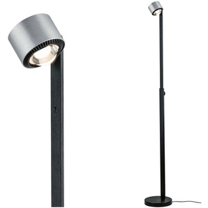 LED Stehlampe PAULMANN Aldan Lampen Gr. Ø 27,5 cm Höhe: 112,0 cm, schwarz (schwarz, aluminiumfarben) Standleuchten