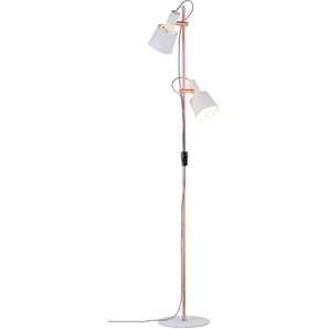 LED Stehlampe PAULMANN Haldar Lampen Gr. 2 flammig, Höhe: 152,0 cm, rosegold (weiß, kupferfarben) LED Stehlampen