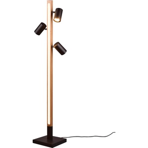 LED Stehlampe TRIO LEUCHTEN Marley Lampen Gr. Höhe: 130,0 cm, schwarz-weiß (schwarz matt weiß) Standleuchten