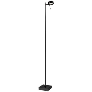 LED-Stehleuchte Bling sompex Metall, schwarz-matt silber, 128x15x15 cm
