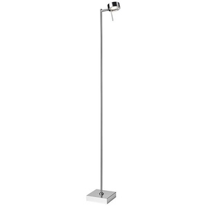 LED-Stehleuchte Bling sompex Metall, matt verchromt silber, 128x15x15 cm