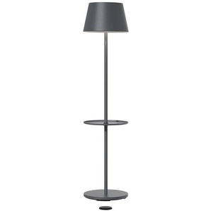 LED-Stehleuchte Garcon mit Farbwechselfunktion sompex anthrazit grau, Designer Lexis Kraft, 78/114/150 cm; Schirm 22 cm