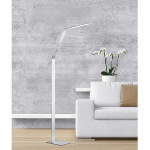 LED-Stehleuchte 133cm Silber/Vernickelt Eisen, vernickelt Nicht austauschbare LEDs
