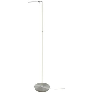 HELL-höllisch gutes Licht LED-Stehleuchte, Nickel-matt ¦ silber ¦ Maße (cm): H: 140