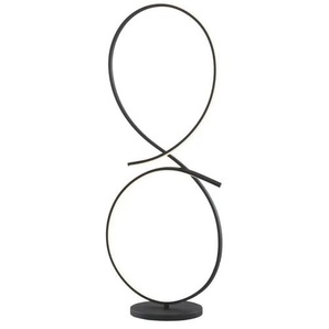 LED-Stehleuchte - schwarz - Materialmix - 42,5 cm - 107 cm - cm 25,0 | Möbel Kraft