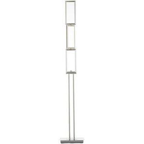 Led-Stehleuchte Tunar, Alu, Metall, Kunststoff, 15x157 cm, Lampen & Leuchten, Innenbeleuchtung, Stehlampen, Stehlampen Dimmbar