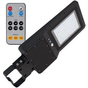 LED-Straßenleuchte Solar 4800 lm 110 lm/W mit Bewegungs und Dämmerungssensor 4000K Neutralweiß