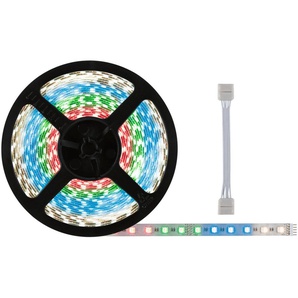 LED-Streifen PAULMANN MaxLED 500 Einzelstripe inkl. Adapterkabel 10m RGBW+ 72W 500lm/m Lichterketten Gr. Dioden 600 St. Flammen 1 St., x Gesamtlänge 10 m, silberfarben LED Streifen unbeschichtet