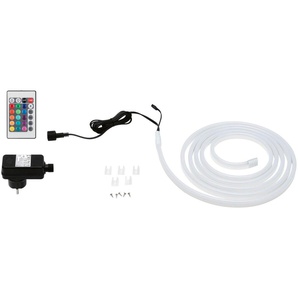 LED-Streifen PAULMANN SimpLED Outdoor Basisset 3m IP44 19,5W 38lm/m RGB beschichtet Lichterketten Gr. Dioden 216 St. Flammen 1 St., x Gesamtlänge 3 m, weiß LED Streifen