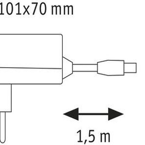 LED-Streifen PAULMANN SimpLED Stripe Set 10m 230/12V DC Weiß Metall Kunststoff Lichterketten Gr. Flammen 1 St., x, weiß LED Streifen RGB Zigbee