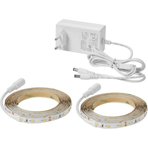 G (A bis G) LED Stripe NORDLUX Ledstrip Lichterketten Gr. Kabellänge 120,00 m x, weiß LED Streifen Einfach anzubringen – Klebeband auf Streifen, wiederverwendbar
