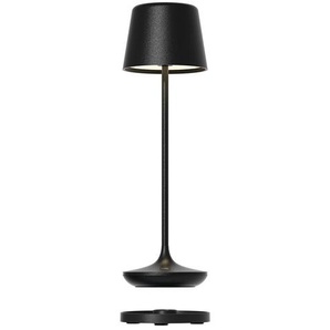 LED-Tischleuchte Bari Leonardo Aluminium schwarz, 25 cm