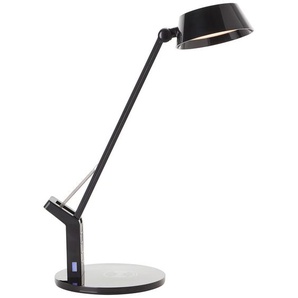 LED Tischleuchte BRILLIANT Kaila Lampen Gr. 1 flammig, schwarz LED Tischlampen H 40 cm, Wireless Charging, dimmbar, CCT, 710 lm, schwenkbar,