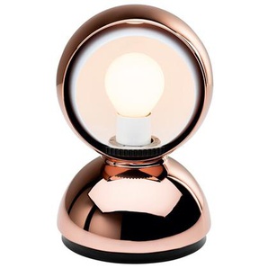LED-Tischleuchte Eclisse Artemide kupferfarben beige, Designer Vico Magistretti, 18 cm