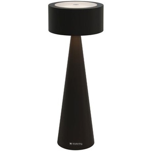 LED-Tischleuchte Elody Musterring Aluminium schwarz, 21 cm