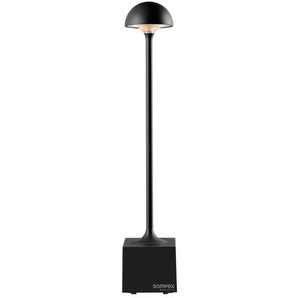 LED-Tischleuchte Flora sompex schwarz, Fuß schwarz, Designer Lexis Kraft, 29.5 cm; Schirm 2.5 cm; Fuß 5xFuß 5.5xFuß 5.5 cm