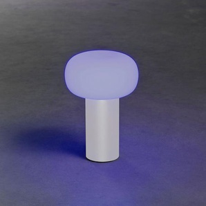 LED Tischleuchte KONSTSMIDE Antibes Lampen Gr. Ø 13 cm Höhe: 19 cm, weiß LED Tischlampen Antibes USB-Tischleuchte weiß, 270030004000K+RGB, dimmbar
