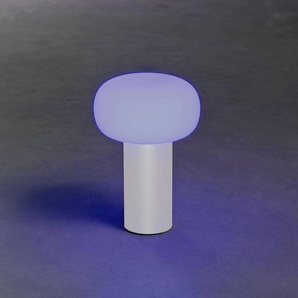 LED Tischleuchte KONSTSMIDE Antibes Lampen Gr. Ø 13 cm Höhe: 19 cm, weiß LED Tischlampen
