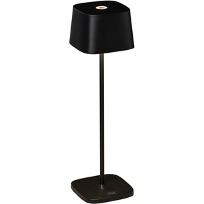LED Tischleuchte KONSTSMIDE Capri Lampen Gr. Ø 10 cm Höhe: 36 cm, schwarz LED Tischlampen Capri USB-Tischleuchte schwarz, Farbtemperatur, dimmba