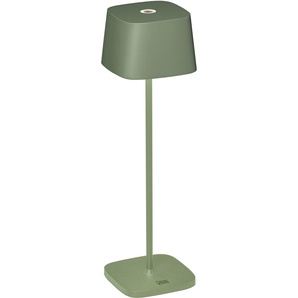 LED Tischleuchte KONSTSMIDE Capri Lampen Gr. Ø 10 cm Höhe: 36 cm, grün (grün, grau) LED Tischlampen