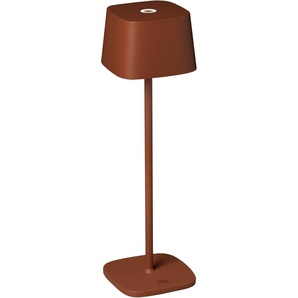 LED Tischleuchte KONSTSMIDE Capri Lampen Gr. Ø 10 cm Höhe: 36 cm, orange (terrakotta) LED Tischlampen