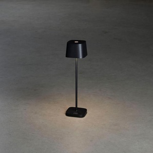 LED Tischleuchte KONSTSMIDE Capri-Mini Lampen Gr. Ø 7 cm Höhe: 20 cm, schwarz LED Tischlampen Capri-Mini USB-Tischl. schwarz, 27003000K, dimmbar, eckig