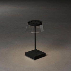 LED Tischleuchte KONSTSMIDE Scilla Lampen Gr. Ø 11 cm Höhe: 27 cm, schwarz LED Tischlampen Scilla USB-Tischleuchte schwarz, Farbtemperatur, dimmba