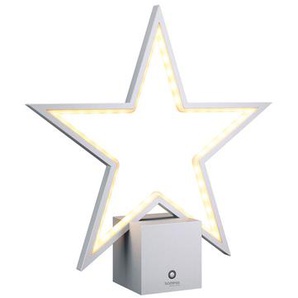 LED-Tischleuchte Lucy 2.0 sompex silberfarben, 33.5x34x8 cm