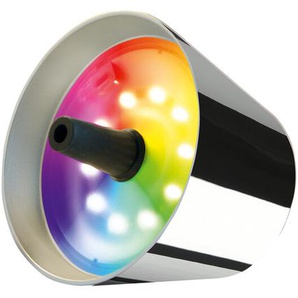 LED-Tischleuchte mit RGB-Farbwechselfunktion Top 2.0 sompex chromfarben silber, Designer Lexis Kraft, Lampenschirm 9 cm. Stopfen 2.3 cm