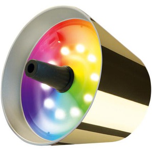 LED-Tischleuchte mit RGB-Farbwechselfunktion Top 2.0 sompex goldfarben, Designer Lexis Kraft, Lampenschirm 9 cm. Stopfen 2.3 cm