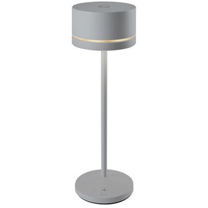 LED-Tischleuchte Monza Leonardo Aluminium grau, 23.5 cm