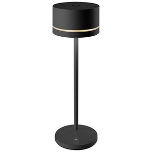 LED-Tischleuchte Monza Leonardo Aluminium schwarz, 23.5 cm