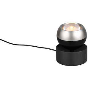 LED-Tischleuchte Orbit, schwarz/nickel, 1-flammig, 14 cm, inkl. Dimmfunktion