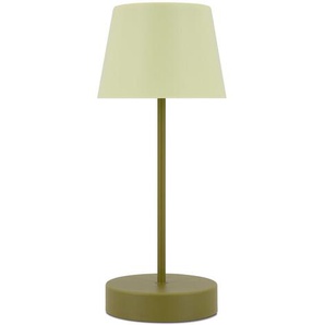 LED-Tischleuchte Oscar fresh (oliv, Leuchtenschirm hellgrün), Designer Remember, 33.5 cm