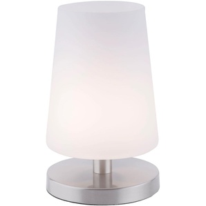 LED Tischleuchte PAUL NEUHAUS Sonja Lampen Gr. 1 flammig, Ø 14,5 cm Höhe: 23 cm, silberfarben Tischlampe LED Tischlampen Lampen 3-Stufen Touchdimmer