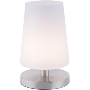LED Tischleuchte PAUL NEUHAUS Sonja Lampen Gr. 1 flammig, Ø 14,5 cm Höhe: 23 cm, silberfarben LED Tischlampen 3-Stufen Touchdimmer