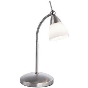 LED-Tischleuchte Pino, stahlfarbig, 45 cm