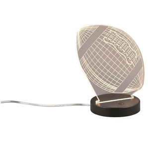 LED-Tischleuchte   ¦ schwarz ¦ Maße (cm): B: 17 H: 21 T: 12.0