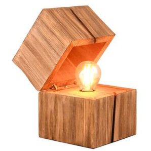 LED-Tischleuchte Treasure, holzfarbig