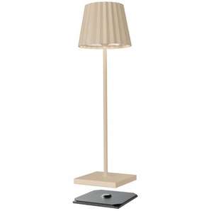 LED-Tischleuchte Troll 2.0 sompex sand gelb, 38. Schirm 9xFuß 10xFuß 10 cm