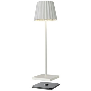 LED-Tischleuchte Troll 2.0 sompex weiß, 38. Schirm 9xFuß 10xFuß 10 cm