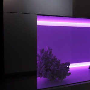 LED Unterbauleuchte HÖLTKEMEYER AQUA2-LED Lampen Gr. 120 cm, bunt (silberfarben) Unterbauleuchten Länge 140 und 160 cm, 2 teilig