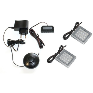 LED- Unterbauspot  2er Set   ¦ weiß ¦ Maße (cm): B: 6 H: 6 T: 1.0