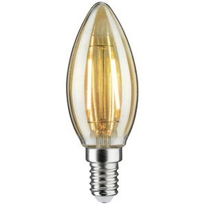 LED Vintage Kerze E14/2W gold - Materialmix - 9,7 cm - [3.5] | Möbel Kraft